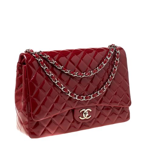 red chanel classic bag|authentic red chanel bags.